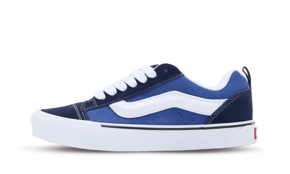 vans knu skool navy white