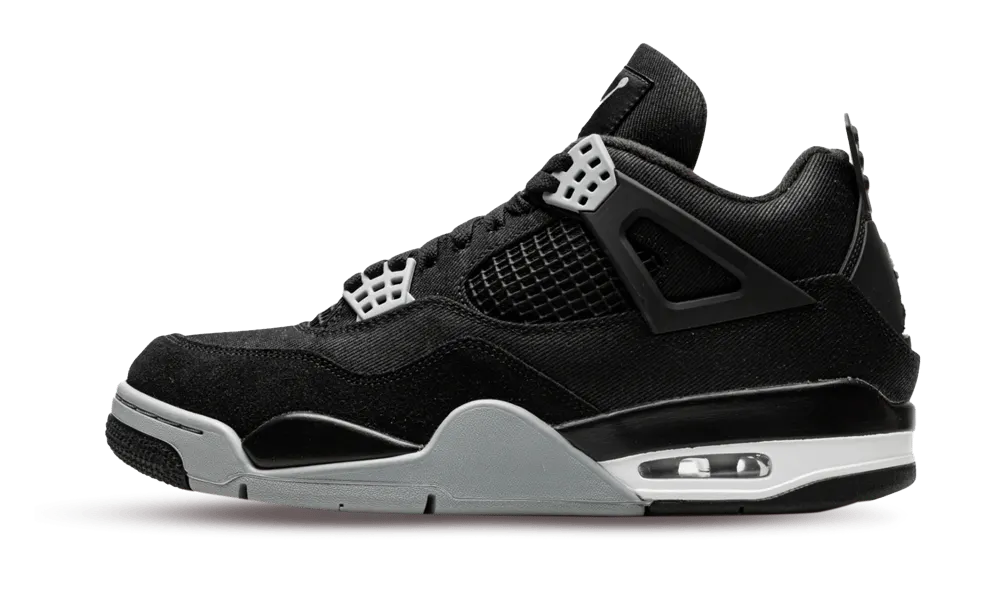 Air Jordan 4 Retro se black canvas