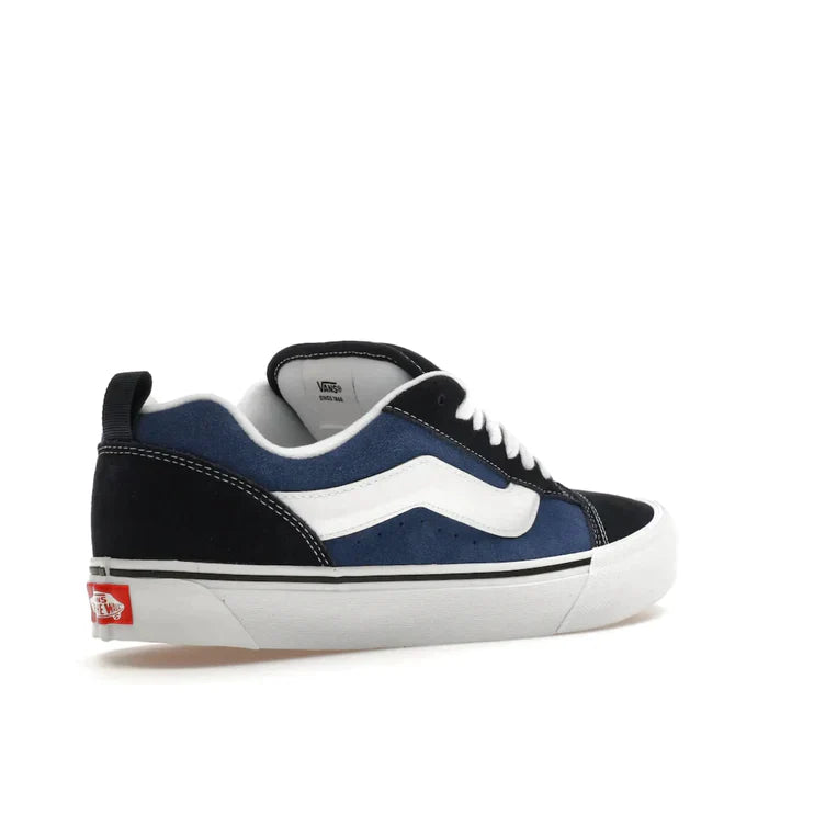 vans knu skool navy white