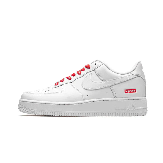 Nike Air Force 1 low supreme box logo white